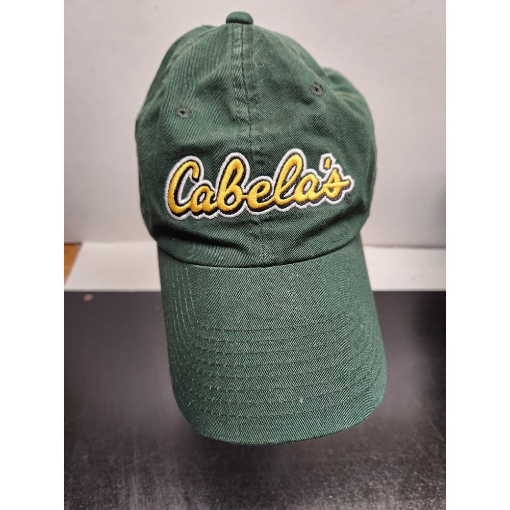 Cabela's Hat - World's‎ Foremost Outfitter - writing on inside tag